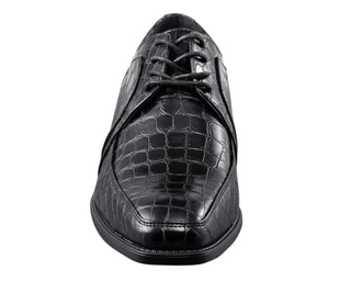 Amali Pierre black derby shoes front