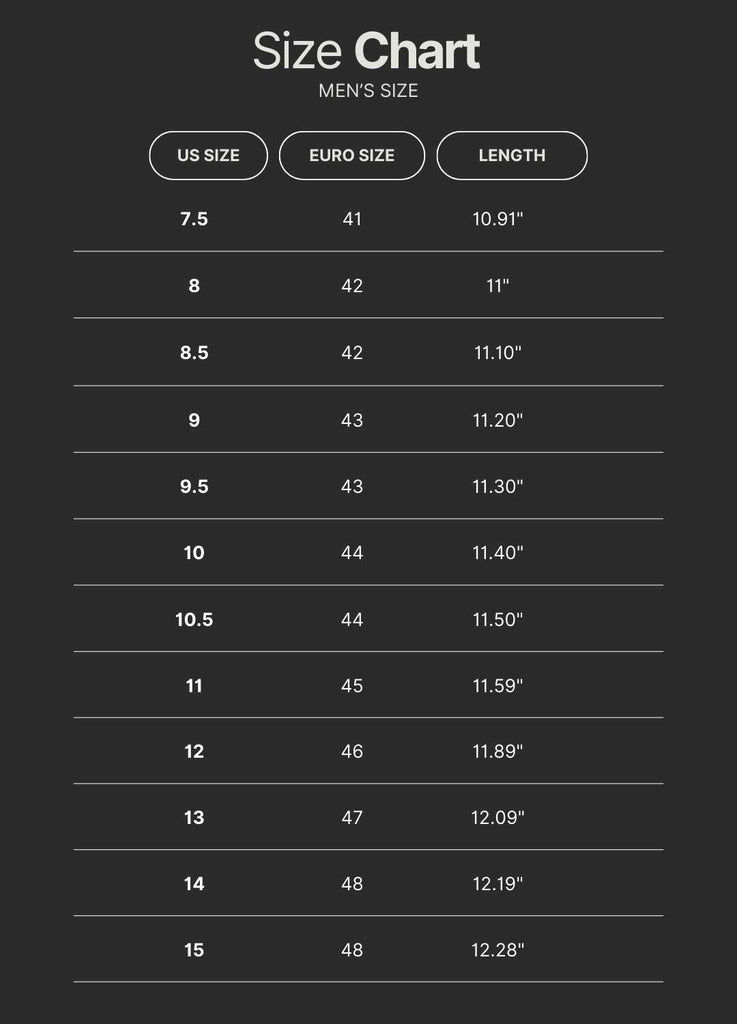 Cola Size Chart