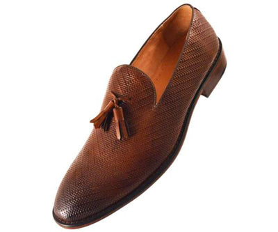 asher green cognac loafers