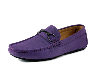 Amali Ayden purple driving loafers main