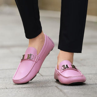 Amali Adonis pink driving loafers life