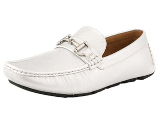 mens silver loafers