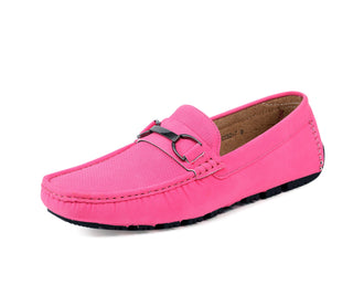 Amali Ayden pink driving loafers main