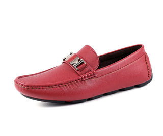 Amali Adonis burgundy driving loafers main 