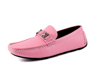 Amali Adonis pink driving loafers main