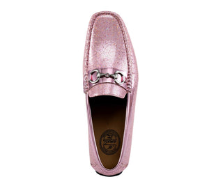 Amali Samson light pink loafers top