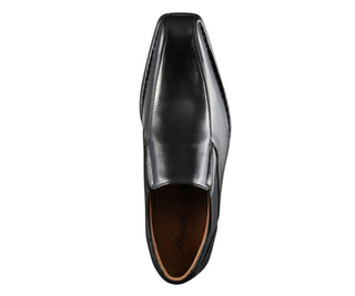 slip on black loafers