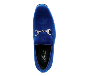 Amali Brad royal velvet loafers for men top