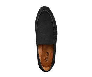 black mens loafers