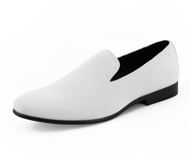 White Slip On Loafers | Amali Aries | Just Men`s Shoes – Just Men's Shoes