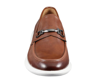 brown casual loafers