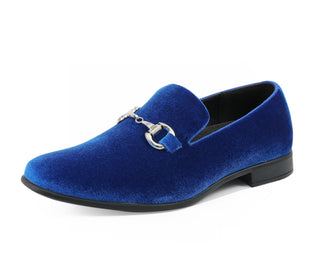 Amali Brad royal velvet loafers for men main