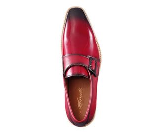 Amali Skyler red monk shoes top