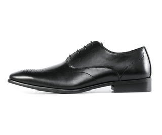 Amali Rui black mens oxford shoes side