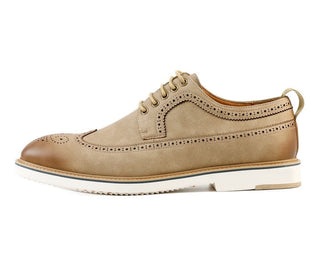 Amali Lian taupe derby shoes side