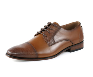 Amali Russo cognac oxford shoes main