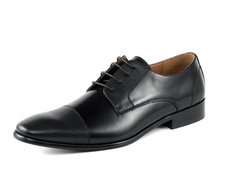 Amali Russo black cap toe oxfords main