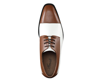 Amali Archer tan oxfords top