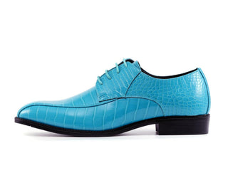 Amali Harvey blue oxford shoes side