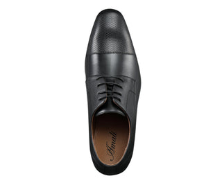 Amali Russo black cap toe oxfords top