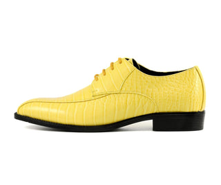 Amali Harvey yellow dress shoes side