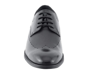 Amali Luke black wingtip dress shoes front