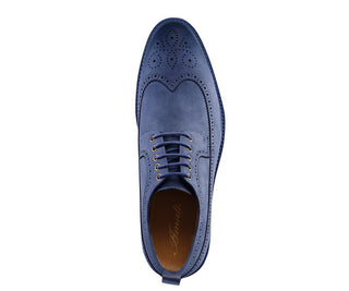 Amali Lian navy men's casual derby shoes top