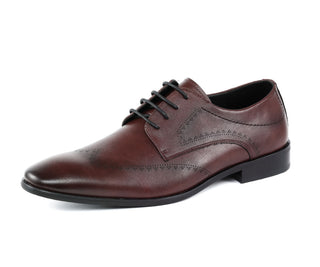 Amali Rui burgundy mens oxfords main