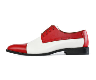 Amali Archer red oxfords side