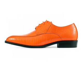 Amali Harvey orange dress shoes side