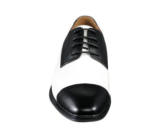 Amali Archer black and white oxfords front