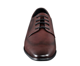 Amali Rui burgundy mens oxfords front