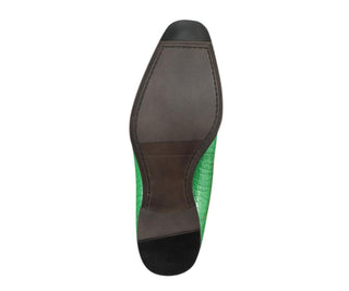 Amali Harvey green oxfords sole