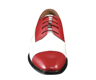 Amali Archer red oxfords front