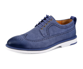 Amali Lian navy men's casual derby shoes main