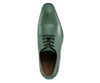 Amali Russo green oxfords top