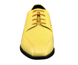 Amali Harvey yellow dress shoes front