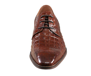 Asher Green AG1623 cognac alligator dress shoes for men front