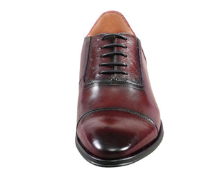 Asher Green AG6240 burgundy leather mens oxford shoes front