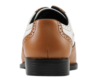 Bolano Elwyn cognac dress shoes back