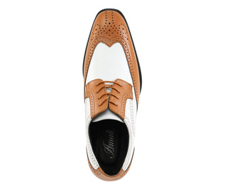 Bolano Elwyn cognac dress shoes top