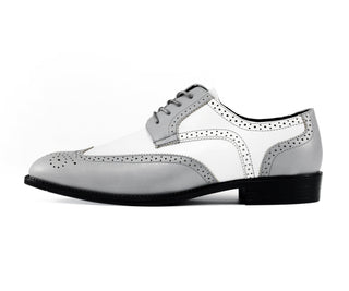 Bolano Elwyn grey dress shoes side