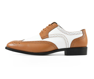 Bolano Elwyn cognac dress shoes side