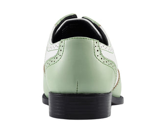 Bolano Elwyn mint green dress shoes​ back