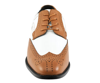 Bolano Elwyn cognac dress shoes front