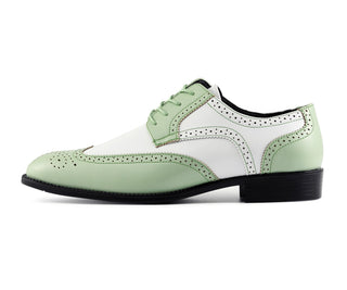 Bolano Elwyn mint green dress shoes​ side