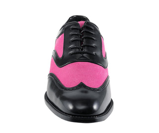 Sio Brighton fuchsia oxford shoes front