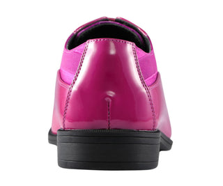 Viotti 179 fuchsia dress shoes​ back