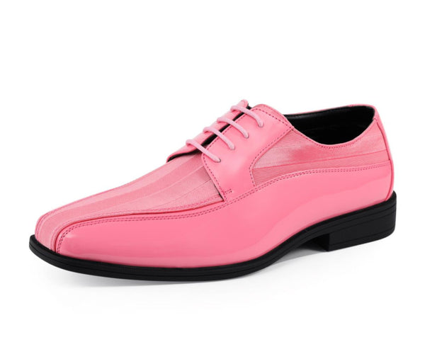 Pink and white dress shoes best sale