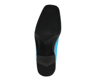 Viotti 179 turquoise dress shoes sole